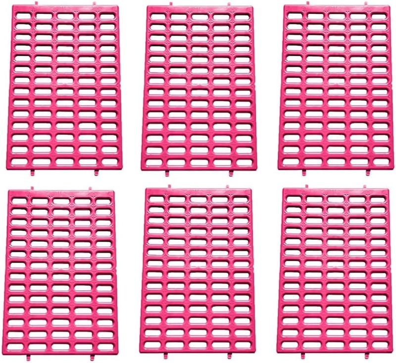 Saguaro Acres Rabbit Cage Resting Mat - Pack of 6 (Pink)