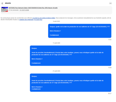 Zdjęcia przedmiotu od zweryfikowanego kupującego