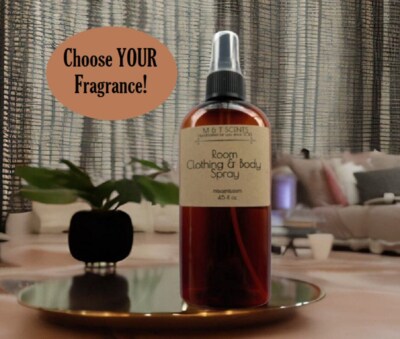EXTRA strength ROOM CLOTHING & BODY SPRAY 4.5oz Handcrafted~ Made FRESH for YOU