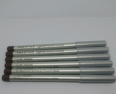Prestige lipliner # L-04 cocoa . Lot of 6 new unsealed.