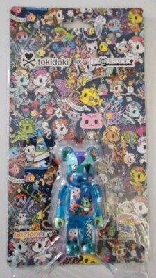 Bearbrick Be@rbrick Tokidoki 100% On Blister Mermicorno Medicom Toy Action City