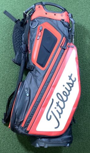 Titleist Hybrid 14 Stand Golf Bag Black Red White 14-Way Div