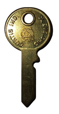 Vintage Curtis Key Blank UN1 UN-1 Bulldog