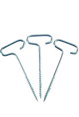 Clam Corporation Ice Anchors 3Pk Self Tapping Works With Install Tool