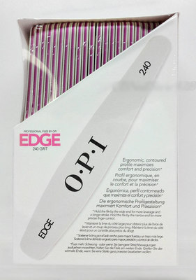 Professional opi Files - EDGE White 240 Cushioned Board 48 counts