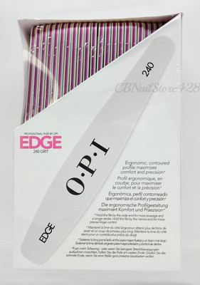 Professional opi Files - EDGE White 240 Cushioned Board 48 counts