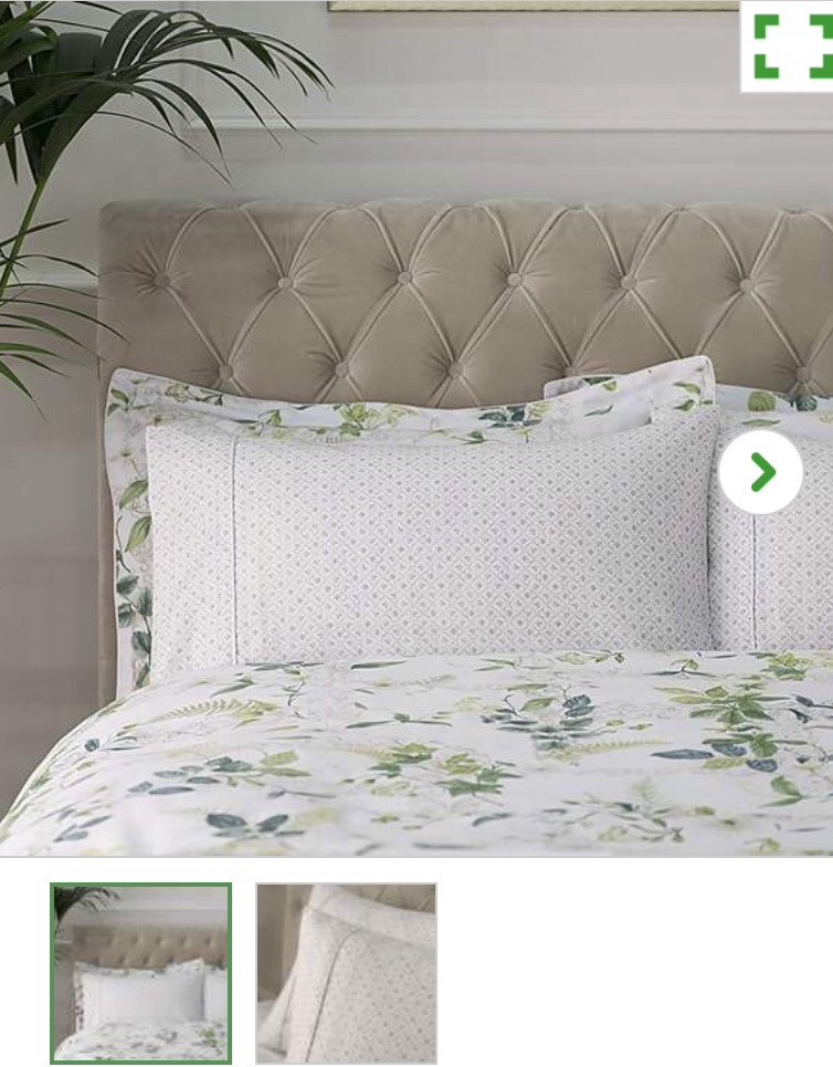 Dorma Botanical Garden Kingsize Duvet Set And Curtains In