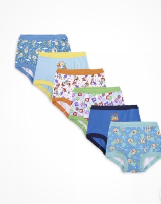 Toddler Boys Size 3T Cocomelon 6 Pack  Potty Training Pants Chart Stickers  NEW