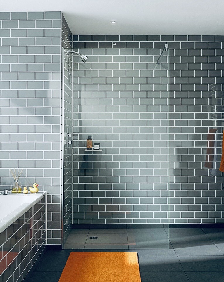 Wet room, Under floor shower tray and Shower screen in West Derby