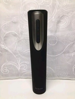 Brookstone Wine Opener Black Automatic One Touch Push Button 