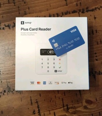 SumUp Plus 815671001 Mobile NFC/Bluetooth Card Reader - NEW SEALED. C1