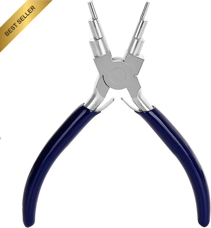 Jewelry Making Wire Bending Pliers 2-9Mm 6 Size Loops Jump Rings Stainless Steel