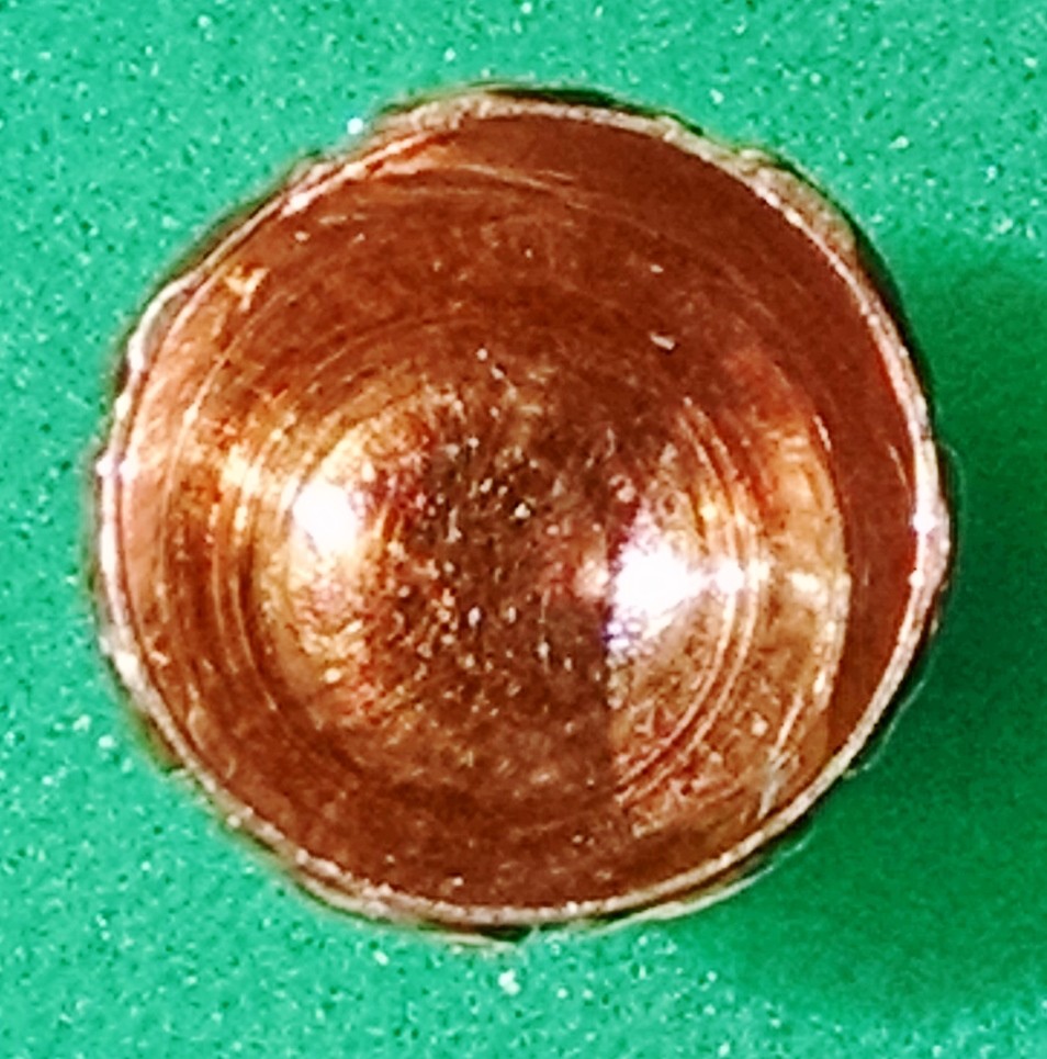 Solid 14K Yellow Gold Thimble Scroll decoration - 19th Century - 4.9 dwt NO MONO