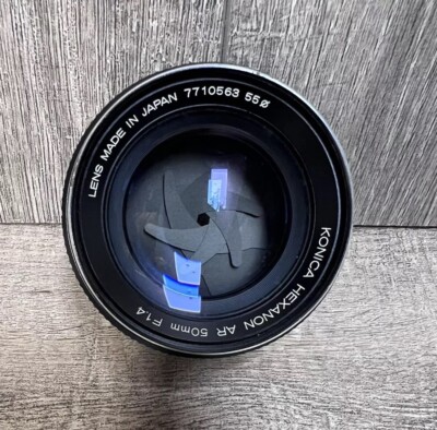 Konica Hexanon AR 50mm F/1.4 Standard Lens