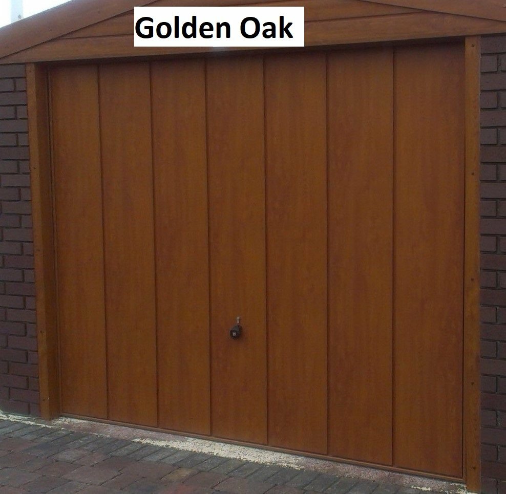 Garage Door Hormann Vertically Ribbed 8'0ft Wx6'6ft H Decograin in