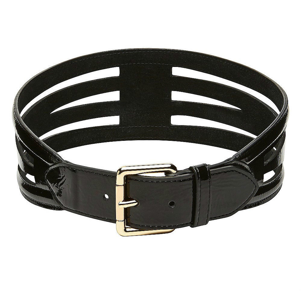 Cinturón de Cuero Charol Burberry mujer