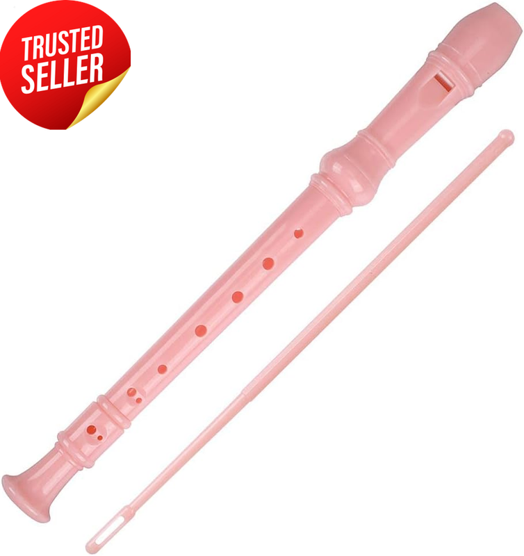 Soprano Recorder 8-Hole German Style Pink Descant