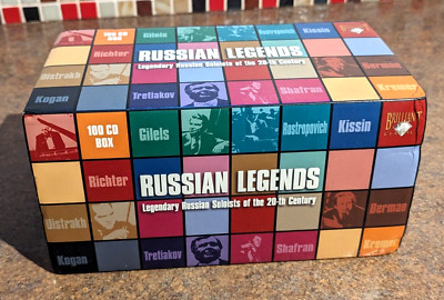 Russian Legends Legendary Soloists Of The 20th Century - 100 CD Box Set COMPLETE