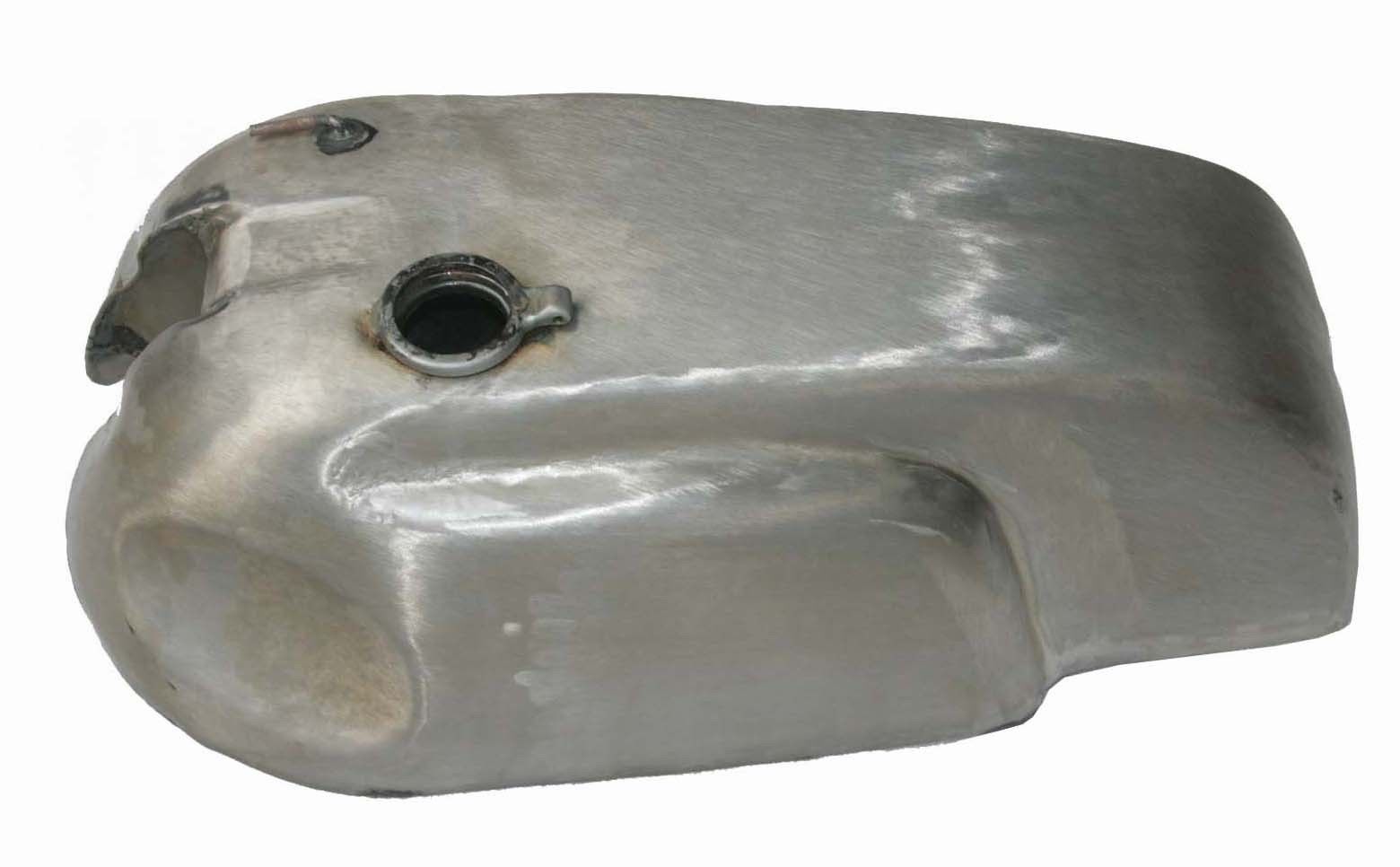 For Norton Manx Featherbed Triton Wideline 5 Gallon Fuel Tank  Bare Metal 