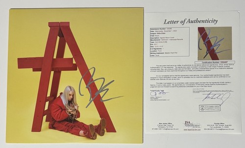 BILLIE EILISH SIGNED DON'T SMILE AT ME VINYL RECORD ALBUM LP