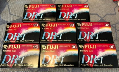 FUJI DR-1 audio cassettes 90 min - 8p