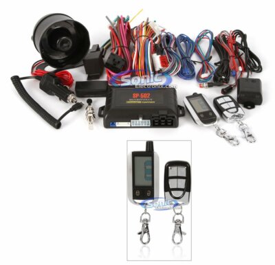Crimestopper SP-502 2-way Paging Remote Start Keyless Entry Car Alarm System