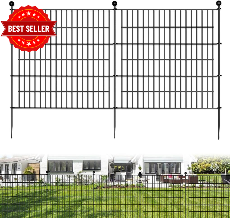 No Dig Garden Fence for Outdoor Decorative Animal Barrier Fencing