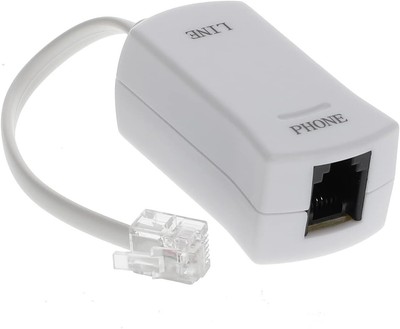 DSL Modem Phone Filter - for Interference Elimination and Static Noise Blocker |