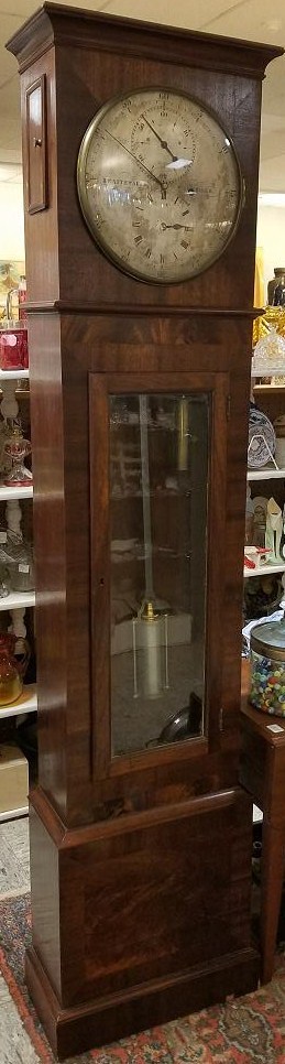 English Astronomical Regulator 1850 Grandfather Longcase French Howard Clock