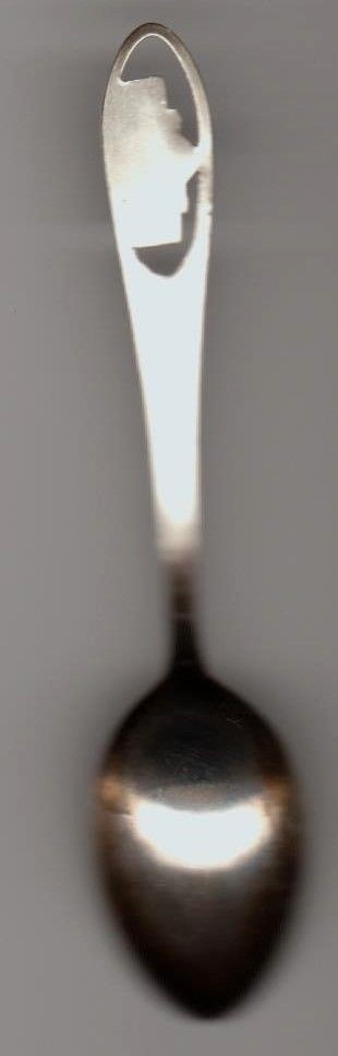 Monticello Home of Thomas Jefferson VA STERLING SILVER SOUVENIR SPOON DC  Holieo