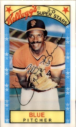 1979 Kellogg's 3-D Super Stars - Vida Blue #23
