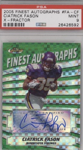 2005 Topps Finest Ciatrick Fason #FA-CF
