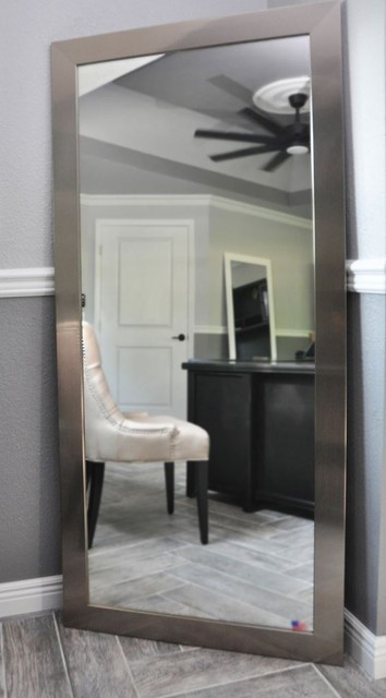 Rayne Mirrors R003T Silver Wide Full Length Mirror 31 X 66