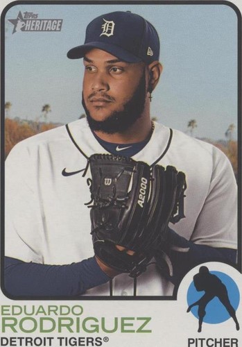 2022 Topps Heritage High Number - Eduardo Rodriguez #OB-ER