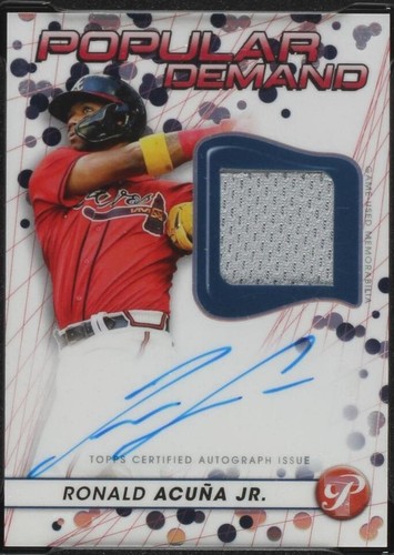 その他 TOPPS MUSEUM COLLECTION Acuna Jr. auto 2024 Topps Museum Collection 🔥Ronald Acuna Jr. SP🔥Canvas