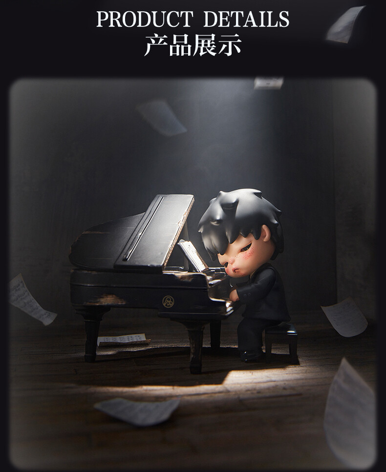 新品♥️Hirono The Pianist Figure(人気) Hirono Pianist Figure Limited Edition Pop Mart | eBay