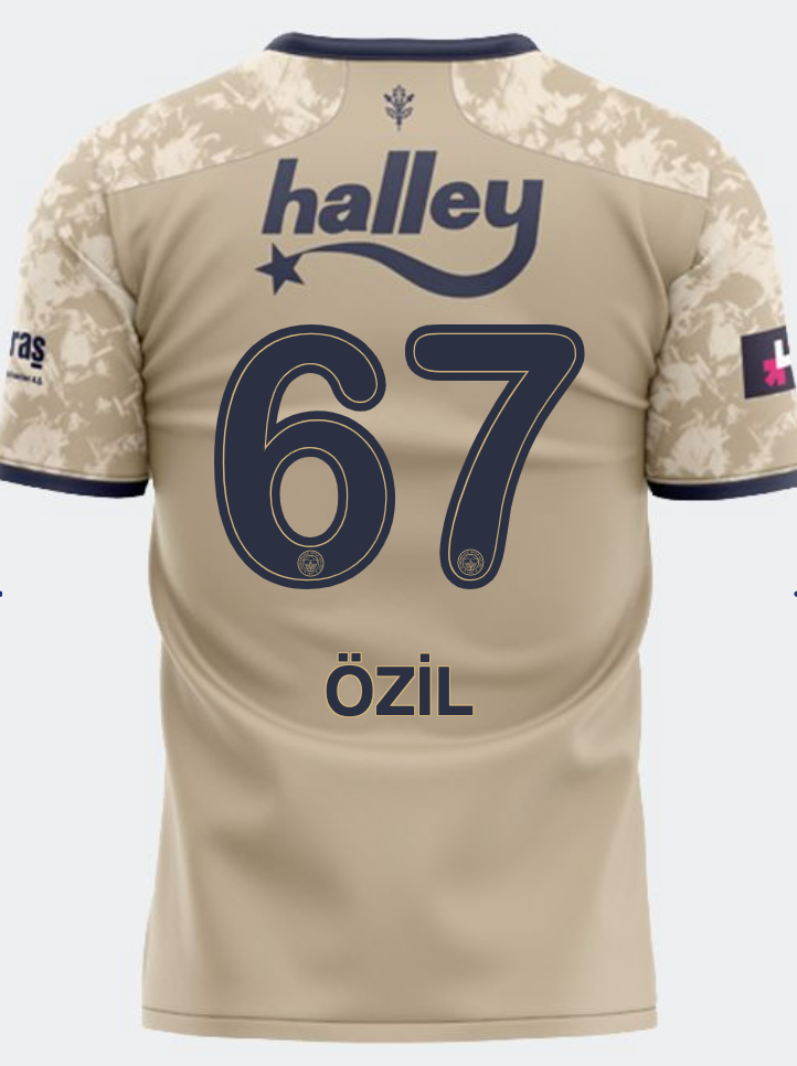 Fenerbahce Mesut Ozil 67 Istanbul Adidas 2020 21 Away Match Jersey O Licensed Ebay
