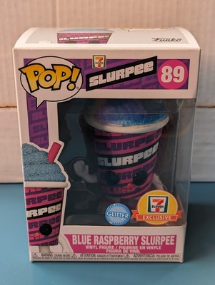 Funko Pop! 7/Eleven: Blue Raspberry Slurpee #89 -Glitter 7/Eleven Exclusive NEW
