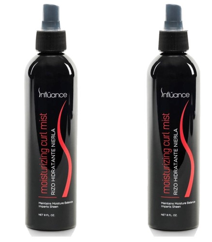 Influance Curl Moisturizing Mist 8oz Weightless Formula All Hair Types PACK Of 2