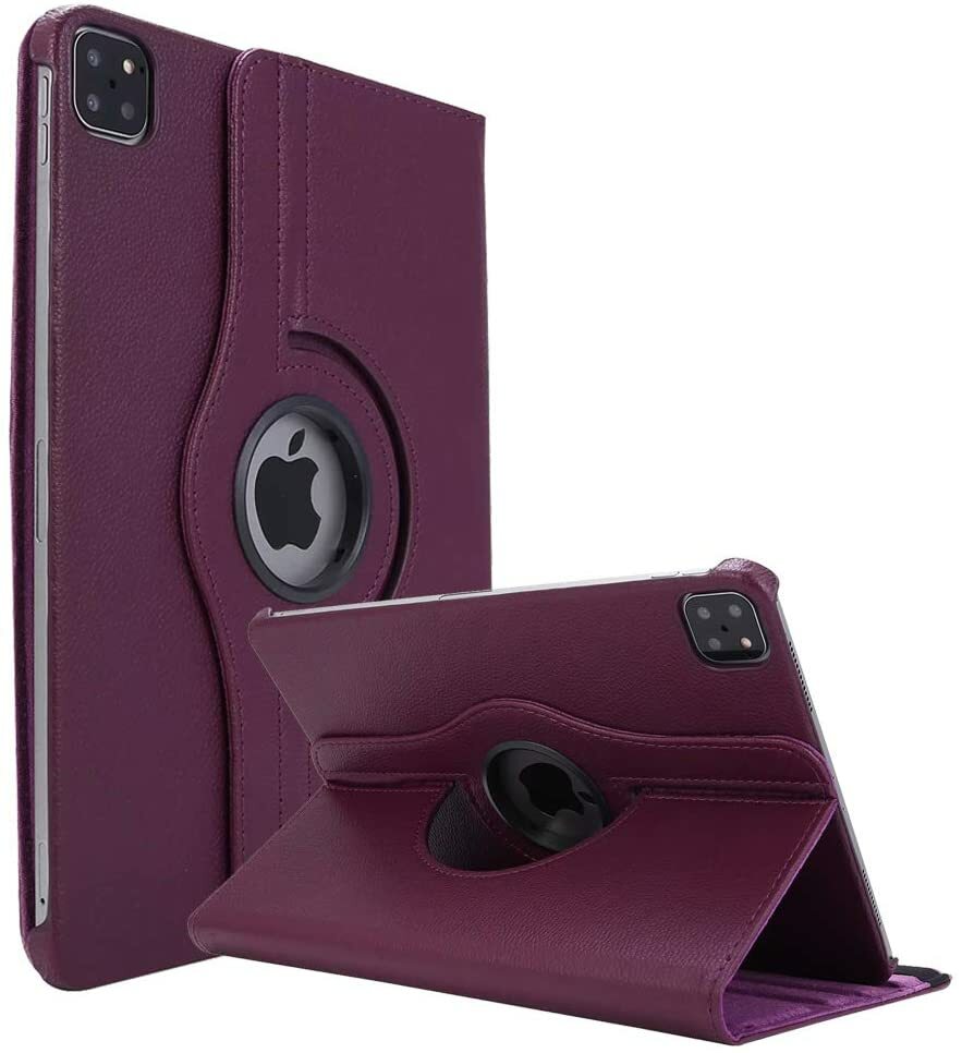 iPad Air 13" (M2) 2024 PU Leather Case Cover with 360 Rotate Stand
