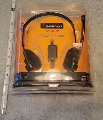 PLANTRONICS AUDIO 340 BEHIND THE HEAD MULTIMEDIA HEADSET NOS 2005