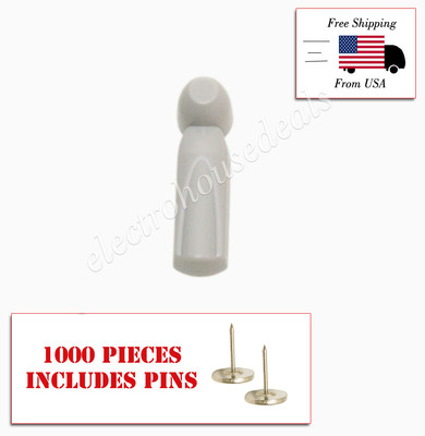 1000 pcs EAS Anti Theft RF Tags Security Tags Checkpoint   Compatible with pins