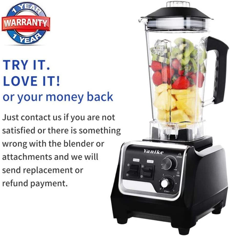 Professional Countertop Blender, 2200W High Power Commercial Blender for Shakes