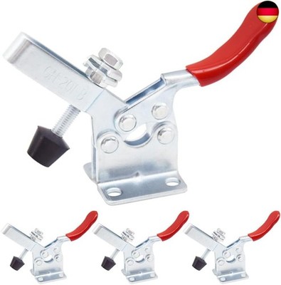 CEEYSEE 4 Stück Schnellspanner GH-201-B Kniehebelspanner Verstellbar 90 KG 
