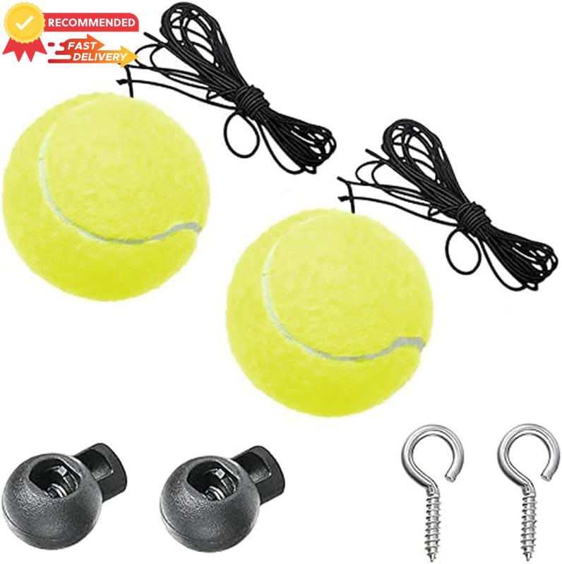 2 Pack Tennis Ball Garage Parking Aid - Car Stop Indicator, String & Clip