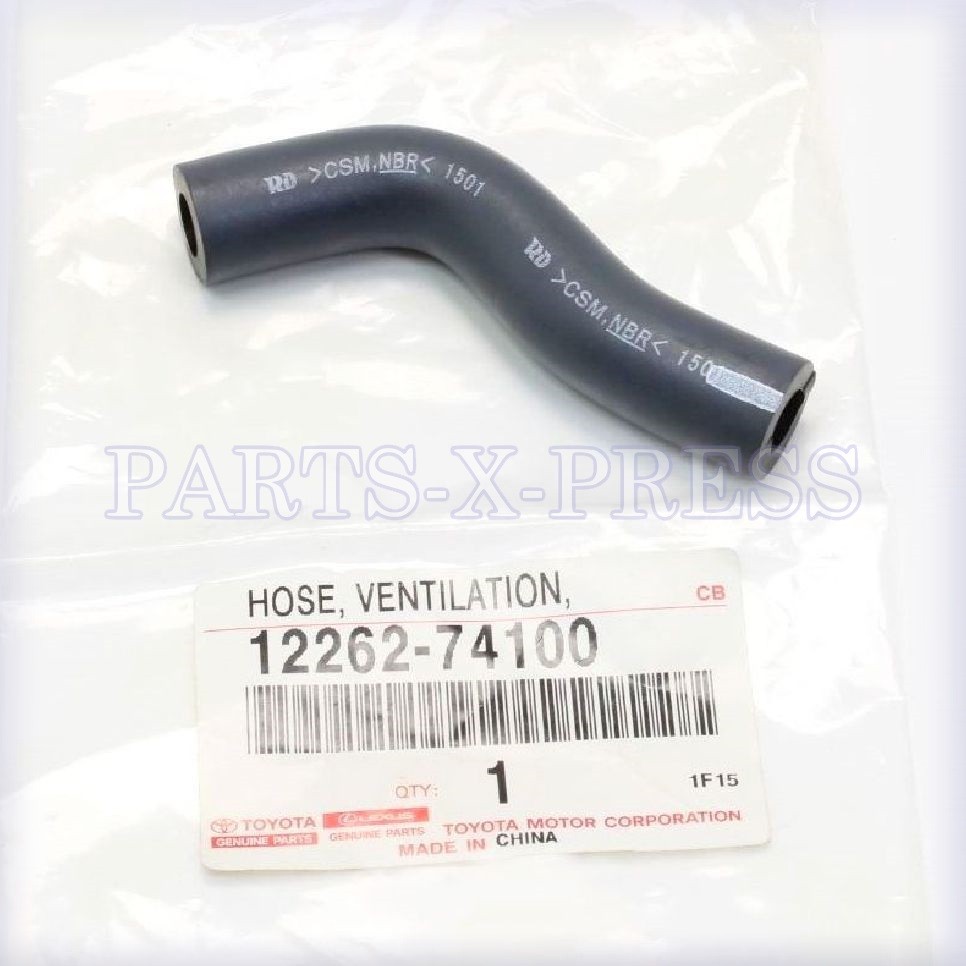 12262-74100 NEW GENUINE OEM TOYOTA SOLARA RAV4 CAMRY VENTILATION VALVE HOSE NO.2