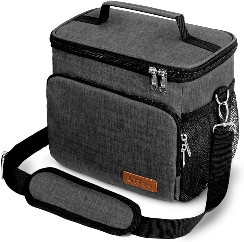 Tiblue Insulated Lunch Bag for Women/Men - Reusable Lunch Box for Office Work
