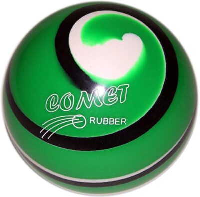 EPCO Duckpin- Comet Rubber - Green, White & Black (with engraving)