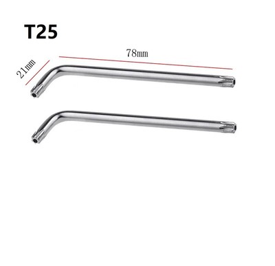 Torx Screwdrivers Turn Screw Car Repair Double Head High Hardness Machine Silver