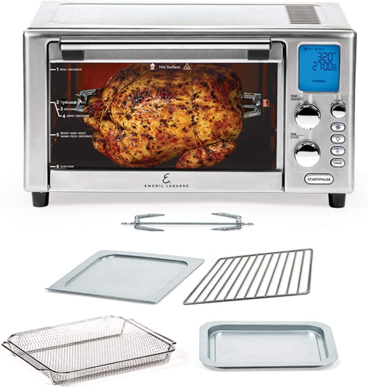 Emeril Lagasse Everyday 360 Air Fryer, 360&deg; Quick Cook Technology, XL Capacity,1